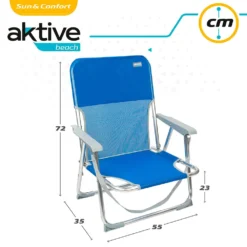 Aktive Fixed Folding Chair Aluminium 55x34x71 Cm With Handle 14 Aktive Fixed Folding Chair Aluminium 55x34x71 Cm With Handle -Intex || Bestway || GRE Sales Store aktive fixed folding chair aluminium 55x34x71 cm with handle 5