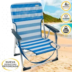 Aktive Fixed Folding Chair Aluminium 55x35x72 Cm -Intex || Bestway || GRE Sales Store aktive fixed folding chair aluminium 55x35x72 cm 1