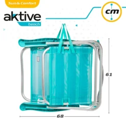 Aktive Folding Chair Multi-Position Aluminium 61x43x82 Cm -Intex || Bestway || GRE Sales Store aktive folding chair multi position aluminium 61x43x82 cm 6