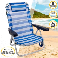 Aktive Folding Chair Multi-Position Aluminium 62x48x83 Cm -Intex || Bestway || GRE Sales Store aktive folding chair multi position aluminium 62x48x83 cm 1