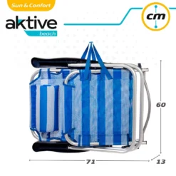 Aktive Folding Chair Multi-Position Aluminium 62x48x83 Cm -Intex || Bestway || GRE Sales Store aktive folding chair multi position aluminium 62x48x83 cm 6