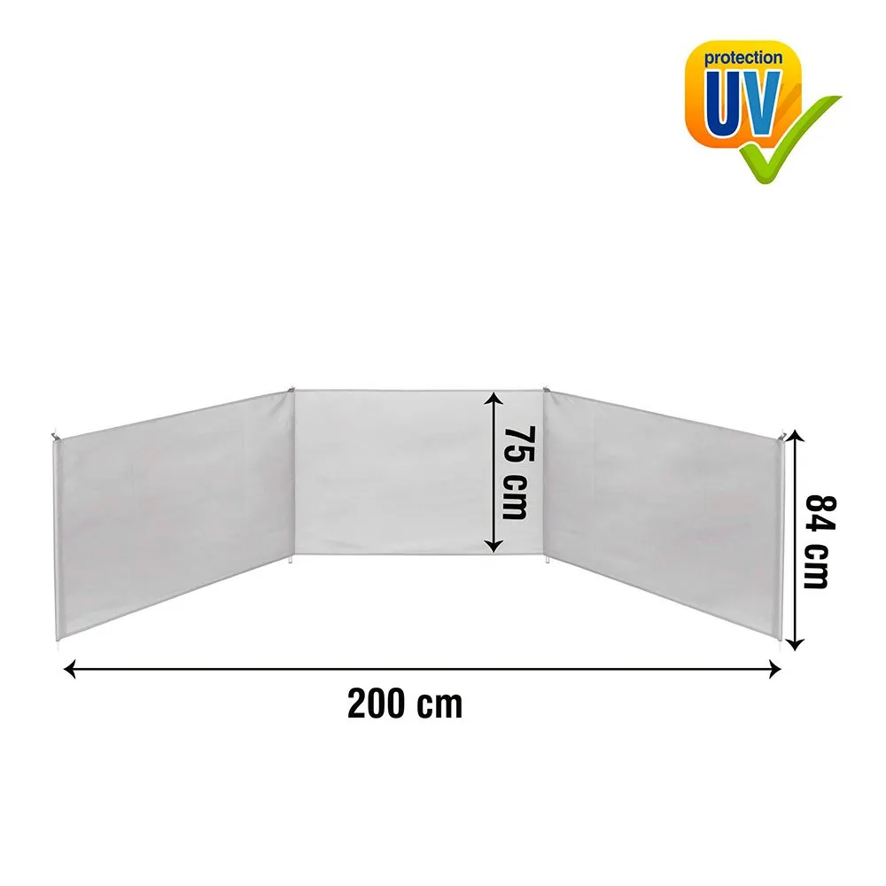Aktive Windscreen Fence Beach 200x75 Cm 5 Aktive Windscreen Fence Beach 200x75 Cm - Image 3