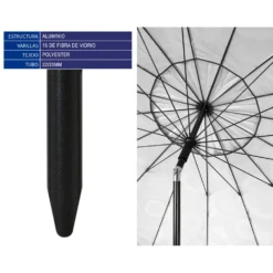 22/25 Mm Orientable Aluminum OrxFord 220 Cm 3 Assorted Parasol -Intex || Bestway || GRE Sales Store atosa 22 25 mm orientable aluminum orxford 220 cm 3 assorted parasol 1