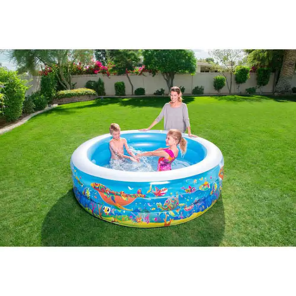Bestway 196x53 Cm Round Inflatable Pool 6 Bestway 196x53 Cm Round Inflatable Pool - Image 4
