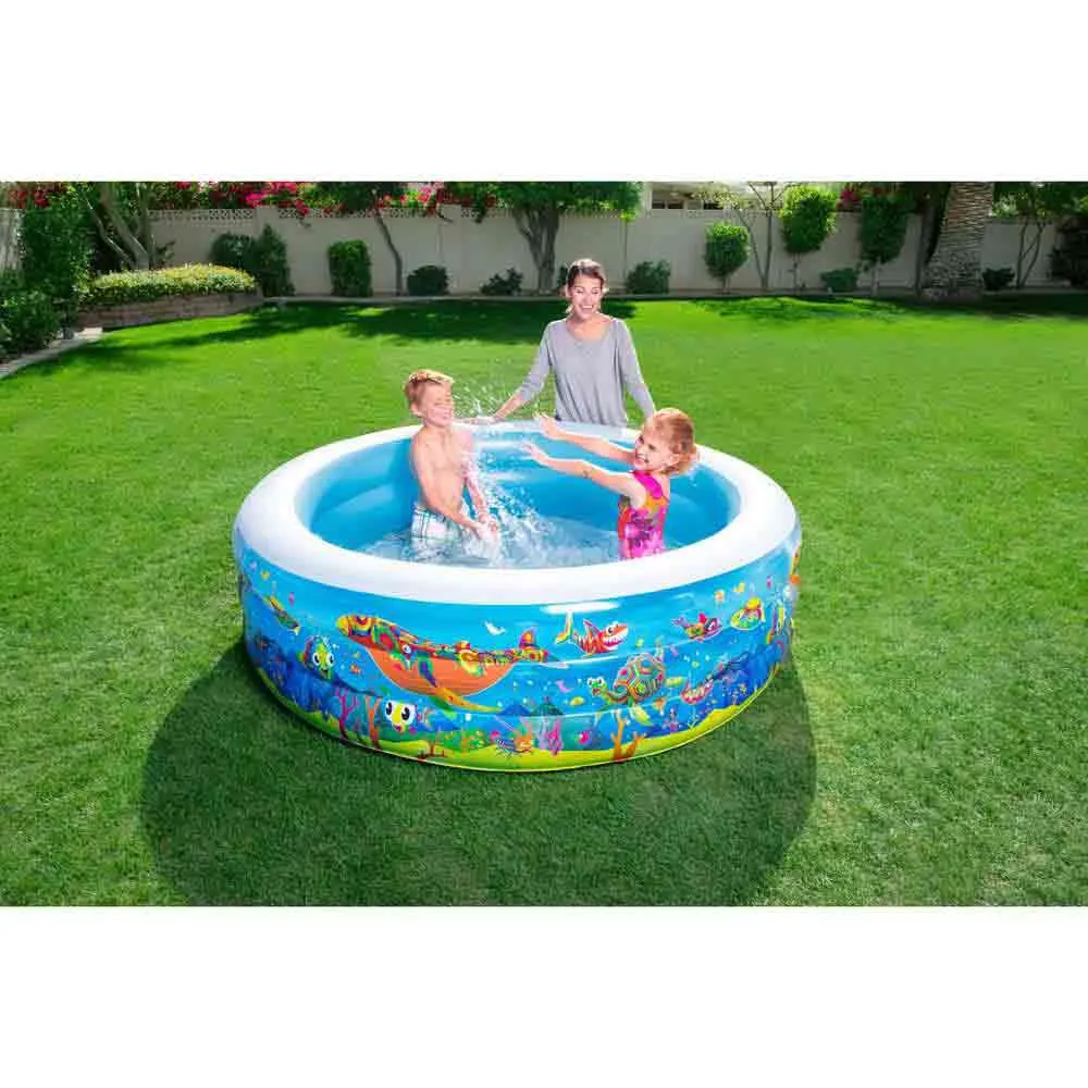 Bestway 196x53 Cm Round Inflatable Pool 7 Bestway 196x53 Cm Round Inflatable Pool - Image 5