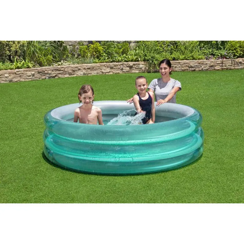 Bestway Big Metallic 170x53 Cm Round Inflatable Pool 6 Bestway Big Metallic 170x53 Cm Round Inflatable Pool - Image 4