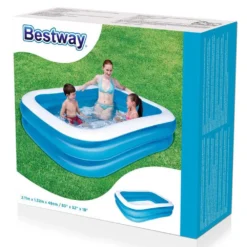 Bestway Family 211x132x46 Cm Rectangular Inflatable Pool -Intex || Bestway || GRE Sales Store bestway family 211x132x46 cm rectangular inflatable pool 1