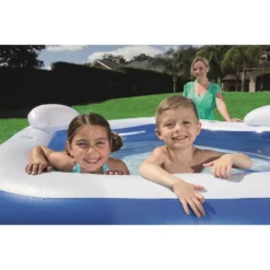 Bestway Family Fun 213x207x69 Cm Square Inflatable Pool 26 Bestway Family Fun 213x207x69 Cm Square Inflatable Pool -Intex || Bestway || GRE Sales Store bestway family fun 213x207x69 cm square inflatable pool 11