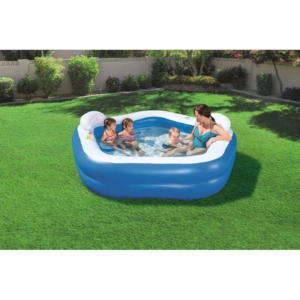 Bestway Family Fun 213x207x69 Cm Square Inflatable Pool 12 Bestway Family Fun 213x207x69 Cm Square Inflatable Pool - Image 10
