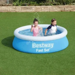 Bestway Fast Set 183x51 Cm Round Inflatable Pool -Intex || Bestway || GRE Sales Store bestway fast set 183x51 cm round inflatable pool 2