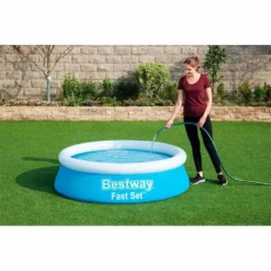 Bestway Fast Set 183x51 Cm Round Inflatable Pool -Intex || Bestway || GRE Sales Store bestway fast set 183x51 cm round inflatable pool 4