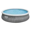 Bestway Fast Set Rattan 457x107 Cm Round Inflatable Pool -Intex || Bestway || GRE Sales Store bestway fast set rattan 457x107 cm round inflatable pool