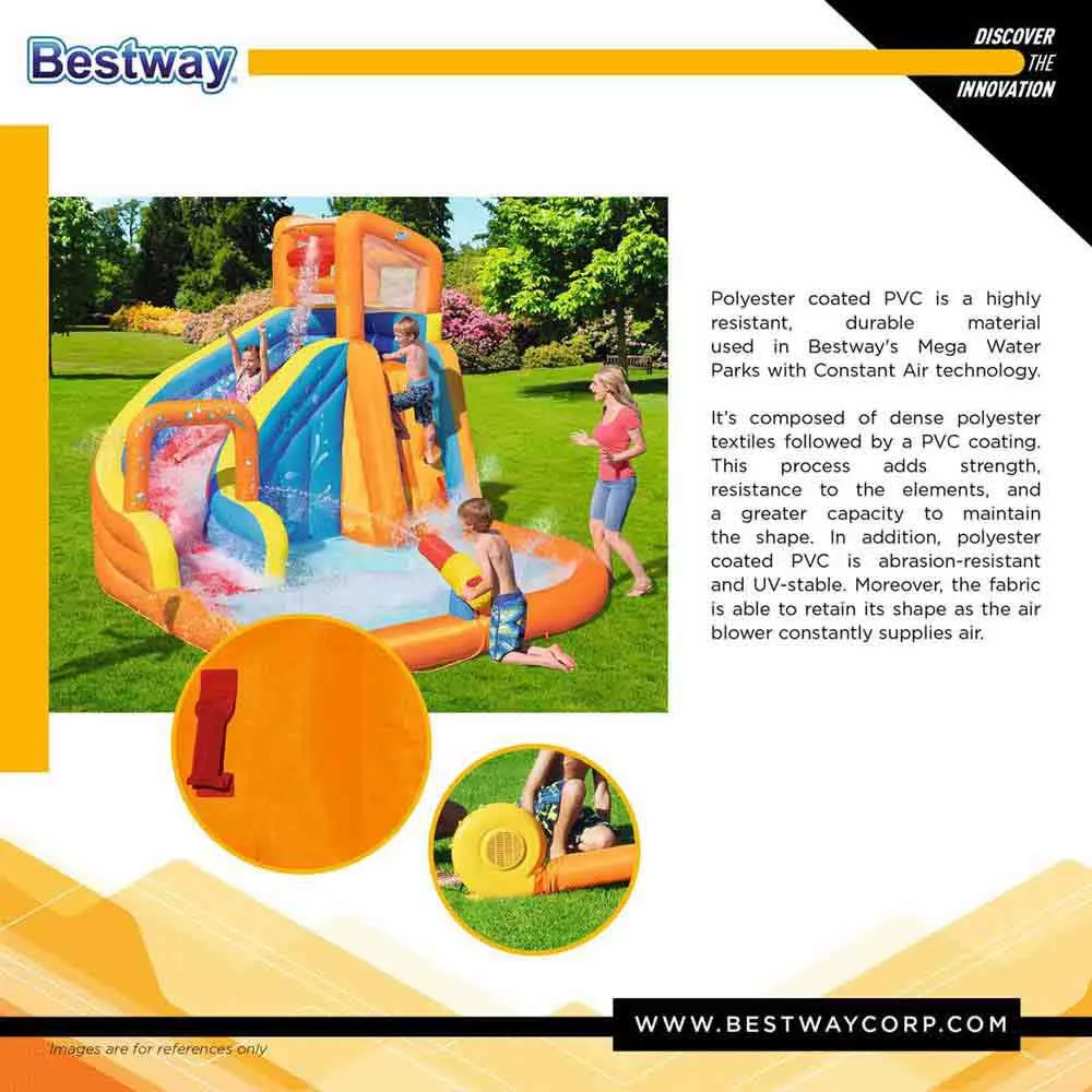 Bestway H2OGo! Huricane Tunnel Blast 420x320x260 Cm Rectangular Inflatable Play Pool 9 Bestway H2OGo! Huricane Tunnel Blast 420x320x260 Cm Rectangular Inflatable Play Pool - Image 7