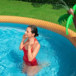 Bestway Paradise Palms 457x 84 Cm Round Inflatable Pool -Intex || Bestway || GRE Sales Store bestway paradise palms 457x 84 cm round inflatable pool 6