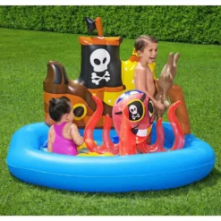 Bestway Pirate Boat Inflatable Pool 140x130x104 Cm -Intex || Bestway || GRE Sales Store bestway pirate boat inflatable pool 140x130x104 cm 1