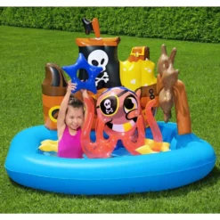 Bestway Pirate Boat Inflatable Pool 140x130x104 Cm -Intex || Bestway || GRE Sales Store bestway pirate boat inflatable pool 140x130x104 cm 3
