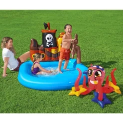 Bestway Pirate Boat Inflatable Pool 140x130x104 Cm -Intex || Bestway || GRE Sales Store bestway pirate boat inflatable pool 140x130x104 cm 4