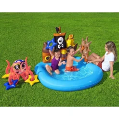 Bestway Pirate Boat Inflatable Pool 140x130x104 Cm -Intex || Bestway || GRE Sales Store bestway pirate boat inflatable pool 140x130x104 cm 5
