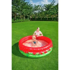 Bestway Sweet Strawberry 160x38 Cm Round Inflatable Pool -Intex || Bestway || GRE Sales Store bestway sweet strawberry 160x38 cm round inflatable pool 5