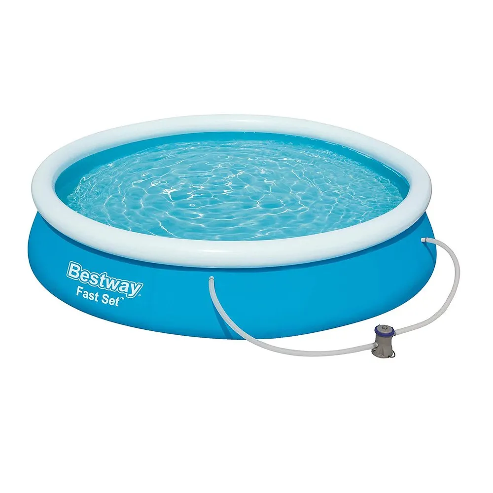 Bestway Swimming Pool Fast Set Round With Filter 366x76 Cm 3 Bestway Swimming Pool Fast Set Round With Filter 366x76 Cm