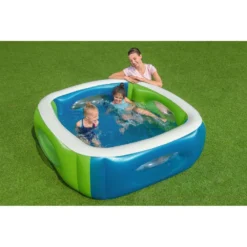 Bestway Window 168x168x56 Cm Square Inflatable Pool -Intex || Bestway || GRE Sales Store bestway window 168x168x56 cm square inflatable pool 11