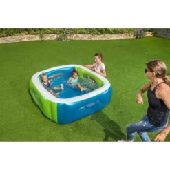 Bestway Window 168x168x56 Cm Square Inflatable Pool -Intex || Bestway || GRE Sales Store bestway window 168x168x56 cm square inflatable pool 12