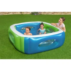 Bestway Window 168x168x56 Cm Square Inflatable Pool -Intex || Bestway || GRE Sales Store bestway window 168x168x56 cm square inflatable pool 14