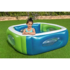 Bestway Window 168x168x56 Cm Square Inflatable Pool -Intex || Bestway || GRE Sales Store bestway window 168x168x56 cm square inflatable pool 15