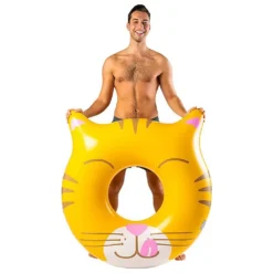 Cat Face Vinyl Float -Intex || Bestway || GRE Sales Store bigmouth inc cat face vinyl float 2