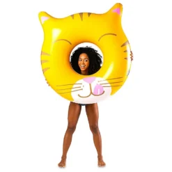 Cat Face Vinyl Float -Intex || Bestway || GRE Sales Store bigmouth inc cat face vinyl float 4