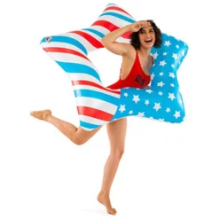 Patriotic Star Vinyl Float 10 Patriotic Star Vinyl Float -Intex || Bestway || GRE Sales Store bigmouth inc patriotic star vinyl float 2