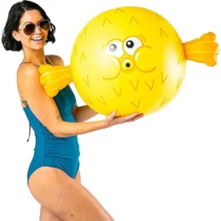 Puffer Fish Beach Ball -Intex || Bestway || GRE Sales Store bigmouth inc puffer fish beach ball 6