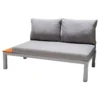 Bergamo FSC Eucalyptus And Aluminium Outdoor Garden Sofa 138.20x76.6x73cm -Intex || Bestway || GRE Sales Store chillvert bergamo fsc eucalyptus and aluminium outdoor garden sofa 138.20x76.6x73cm