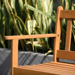 Milan FSC Eucalyptus Bench 118.4x51.90x79.9cm -Intex || Bestway || GRE Sales Store chillvert milan fsc eucalyptus bench 118.4x51.90x79.9cm 4