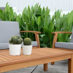 Milan FSC Eucalyptus Wood Garden Set -Intex || Bestway || GRE Sales Store chillvert milan fsc eucalyptus wood garden set 6