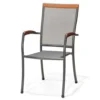 Napoles FSC Eucalyptus And Steel Armchair 66.70x54.50x96.10cm -Intex || Bestway || GRE Sales Store chillvert napoles fsc eucalyptus and steel armchair 66.70x54.50x96.10cm