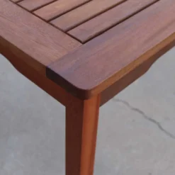 Napoles FSC Eucalyptus Rectangle Table 150x90.5x75.1cm -Intex || Bestway || GRE Sales Store chillvert napoles fsc eucalyptus rectangle table 150x90.5x75.1cm 3