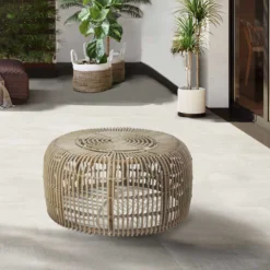 Parma Rattan Round Table 83cm -Intex || Bestway || GRE Sales Store chillvert parma rattan round table 83cm 6