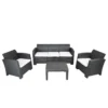 Salerno Resin Garden Furniture Set Ratan-Effect -Intex || Bestway || GRE Sales Store chillvert salerno resin garden furniture set ratan effect