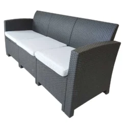 Salerno Resin Garden Furniture Set Ratan-Effect 7 Salerno Resin Garden Furniture Set Ratan-Effect -Intex || Bestway || GRE Sales Store chillvert salerno resin garden furniture set ratan effect 2