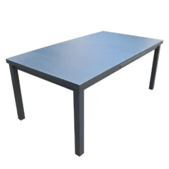 Sicilia Extandable Aluminium And Glass Rectangle Table 180/240x100x75cm -Intex || Bestway || GRE Sales Store chillvert sicilia extandable aluminium and glass rectangle table 180 240x100x75cm 2