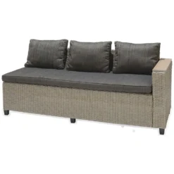 Turin Steel And Synthetic Rattan Garden Furniture Set 9 Turin Steel And Synthetic Rattan Garden Furniture Set -Intex || Bestway || GRE Sales Store chillvert turin steel and synthetic rattan garden furniture set 2