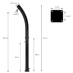 Garden Solar Shower 20L -Intex || Bestway || GRE Sales Store ecd germany garden solar shower 20l 7