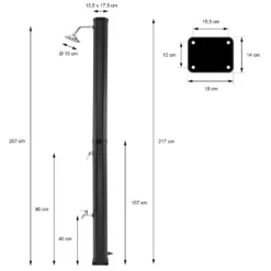 Solar Shower PVC 35L -Intex || Bestway || GRE Sales Store ecd germany solar shower pvc 35l 7