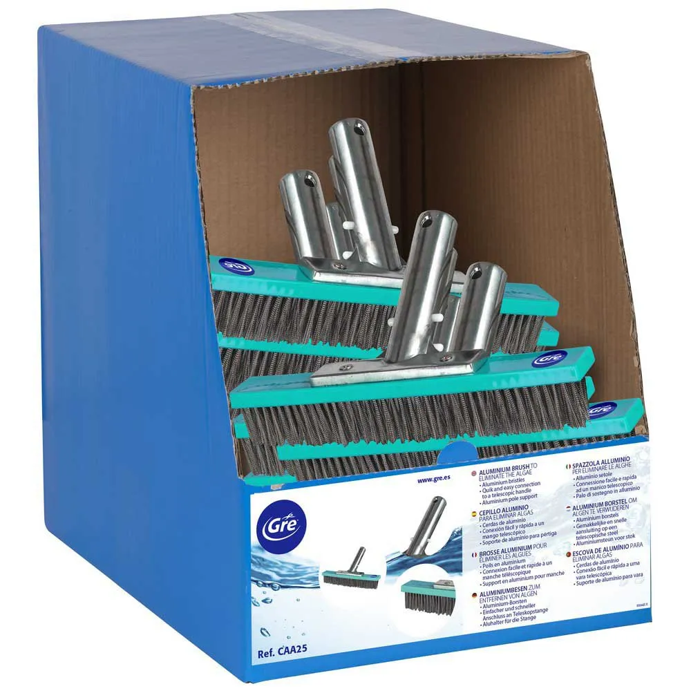 GRE Aluminium Brush For Algae 4 GRE Aluminium Brush For Algae - Image 2