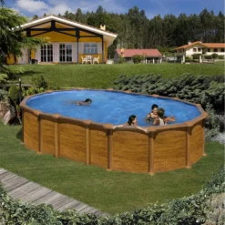 Amazonia Oval Steel Pool Wood Aspect 610x375x132 Cm 13 Amazonia Oval Steel Pool Wood Aspect 610x375x132 Cm -Intex || Bestway || GRE Sales Store gre pools amazonia oval steel pool wood aspect 610x375x132 cm 1