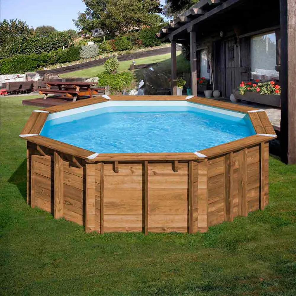 Ananas Round Wooden Pool Ø 428x117 Cm 8 Ananas Round Wooden Pool Ø 428x117 Cm - Image 6