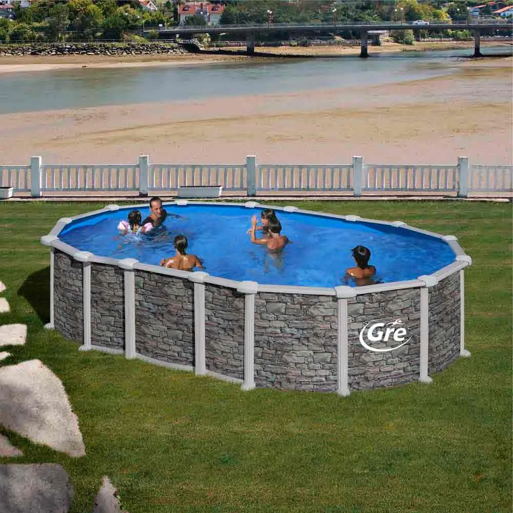 Haiti 610x375x132 Cm Steel Walls Pool 4 Haiti 610x375x132 Cm Steel Walls Pool - Image 2