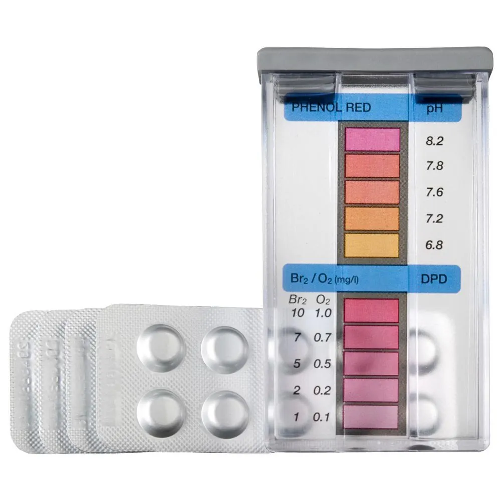 Oxygen+Bromine+pH Test Kit With DPD4 Tablets 3 Oxygen+Bromine+pH Test Kit With DPD4 Tablets
