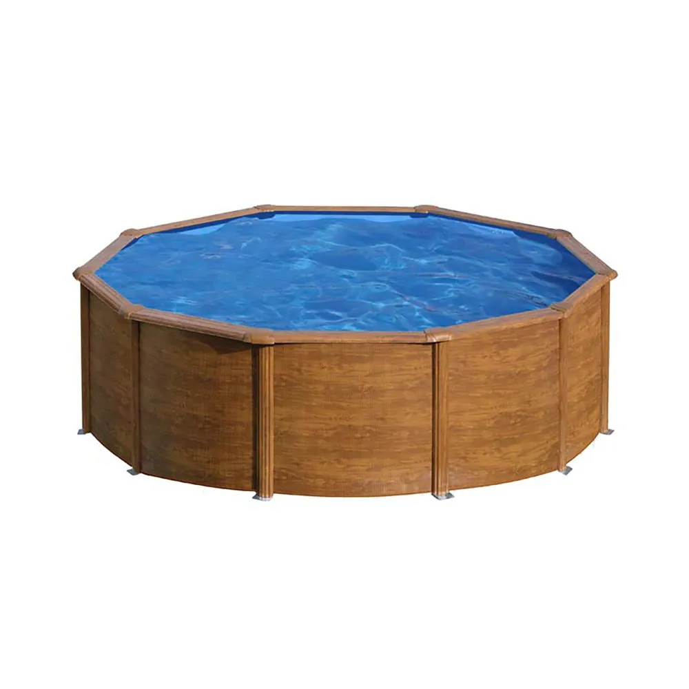 Steel Wood Aspect Pool Pacific 460x120 Cm 3 Steel Wood Aspect Pool Pacific 460x120 Cm